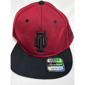 Leaders L.O.G.A.‎ Mens Trucker hat Cap Maroon New Grindtime Skater Snowboard y2k